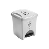 Basurera pedal 20 lt blanca rec / apro 4-1042576