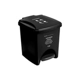 Basurera pedal 20 lt negra no aprovechable 4-1042578