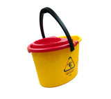 Balde con escurridor 12 lt amarillo 4-1046480