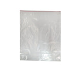 Bolsa plastica transparente cierre rojo 30x38 cm x 1 calibre 2