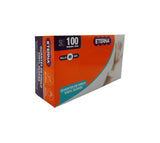 Guante vinilo transparente x 100 talla m