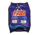 Detergente en polvo fab ultra flash x 2000 gr