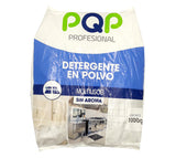 Detergente en polvo profesional multiusos sin aroma pqp 6 x 1000 g