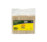 Mezclador madera plano x 500 11 cms