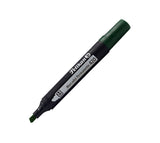 Marcador permanente pelikan 420 verde punta biselada