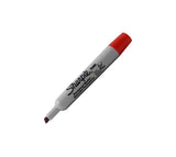 Marcador permanente sharpie tank rojo punta biselada