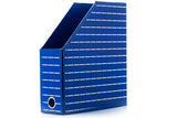 Revistero carton azul-blanco