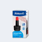 Tinta Para Sello Marca Pelikan x 30 ml Color Rojo
