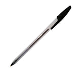 Boligrafo desechable triton negro 1.0 mm