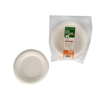 Plato biodeg 6 carton pando redon 15.5 cm x 20