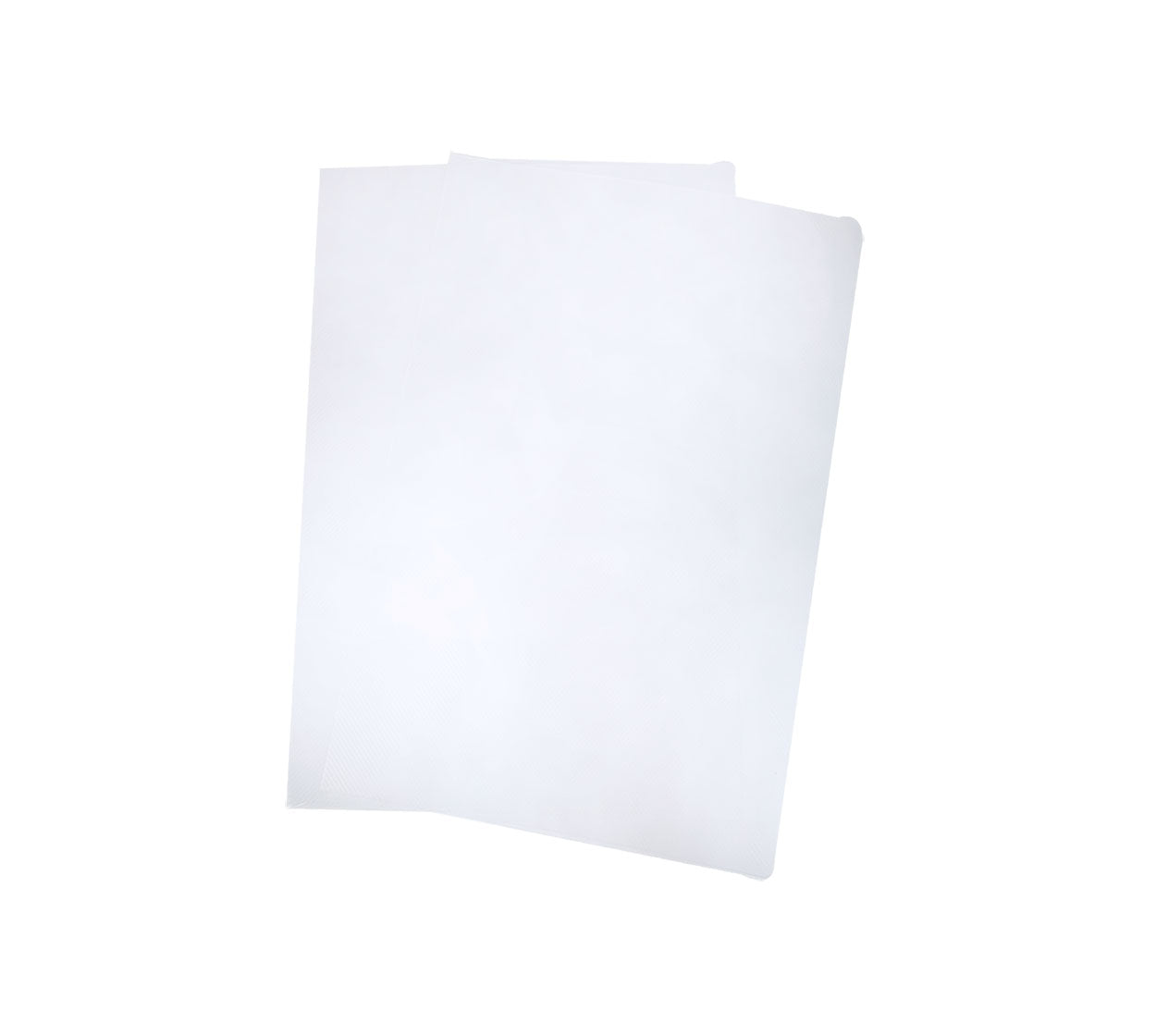 Caratula carta polycover x 2 transparente