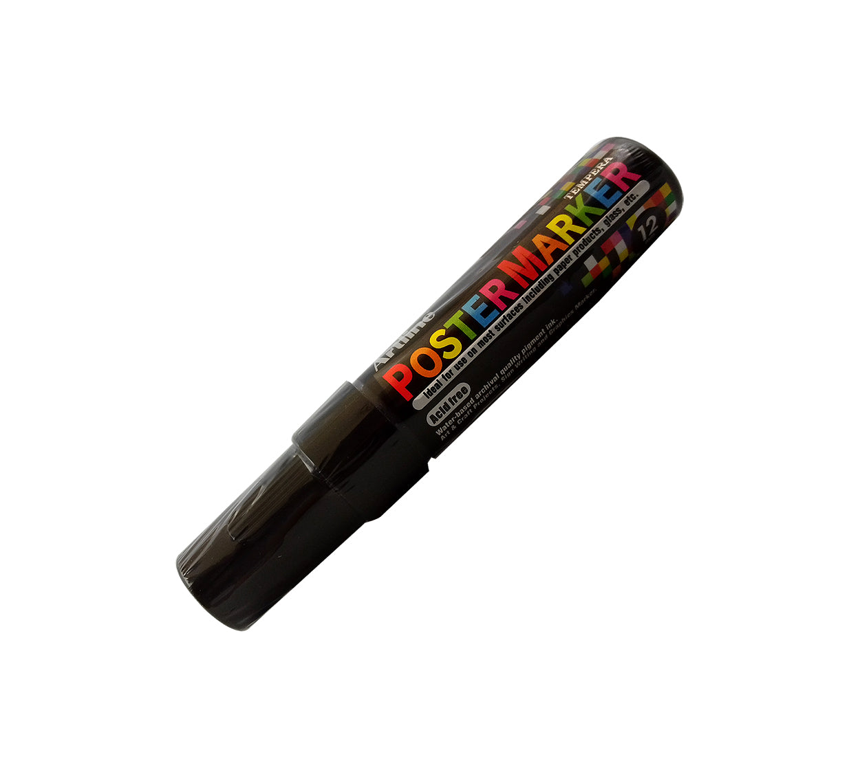 Marcador vinilo 12 mm negro postermarker