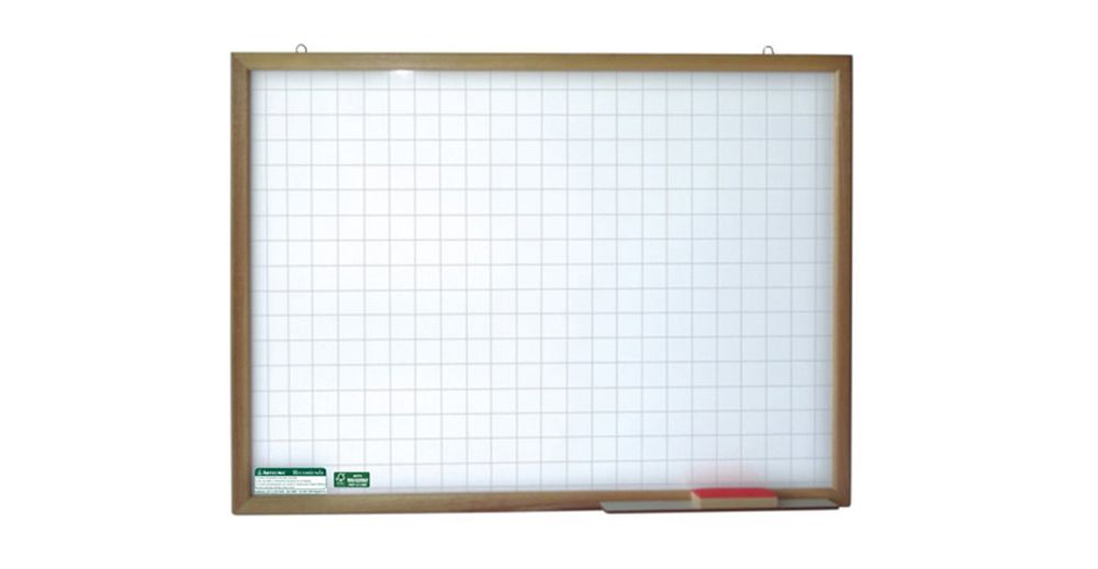 Tablero borrable 240x120 con cuadrada artecma 2129