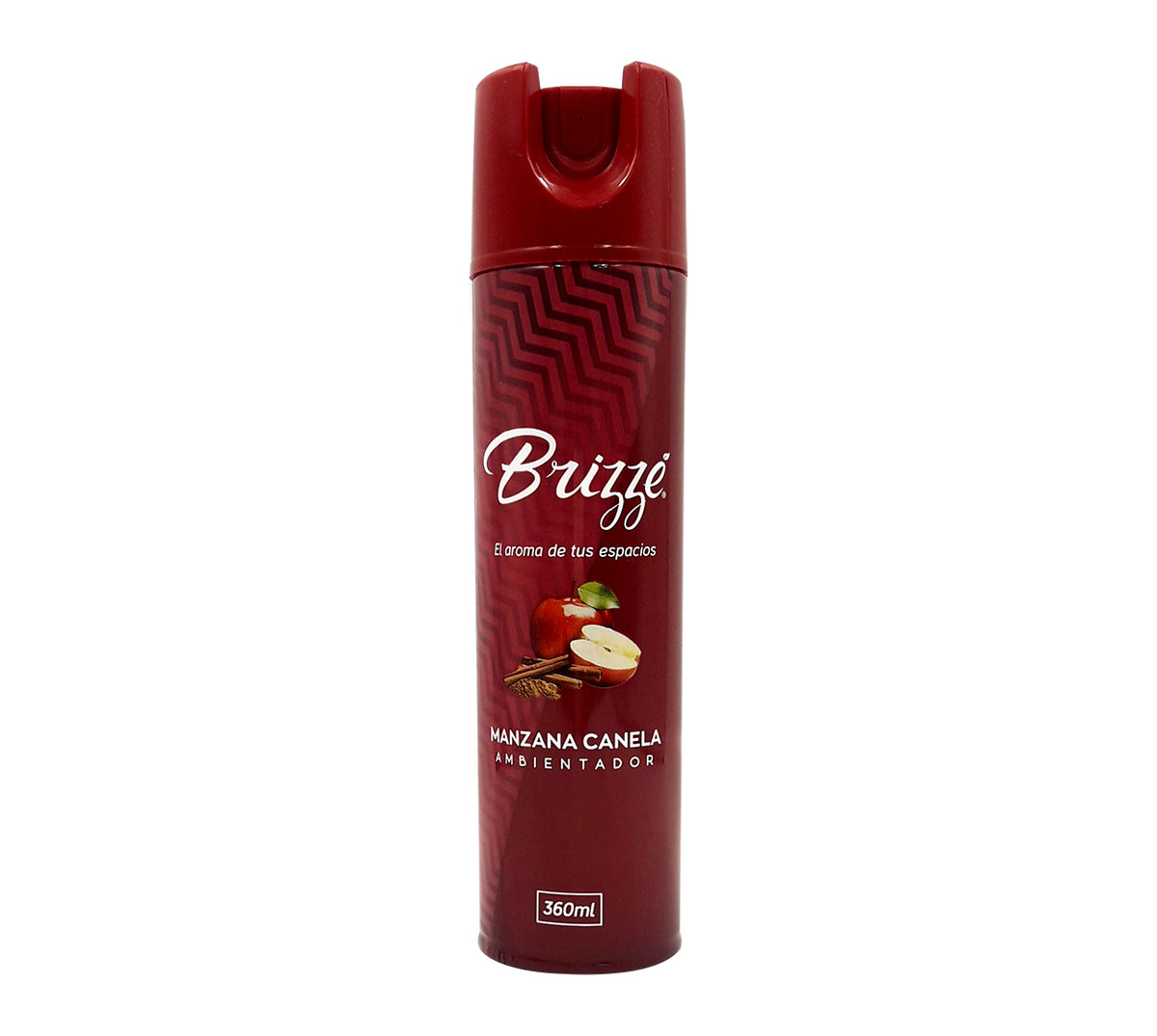 Ambientador spray brizze x 360 ml manzana canela