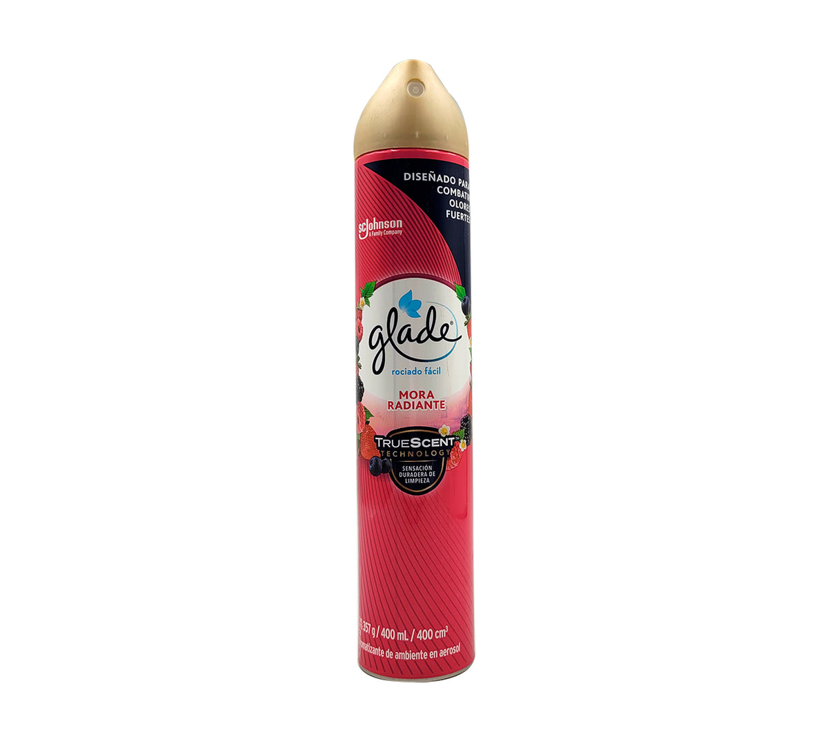 Ambientador spray x 400 ml frutos rojos mora glade