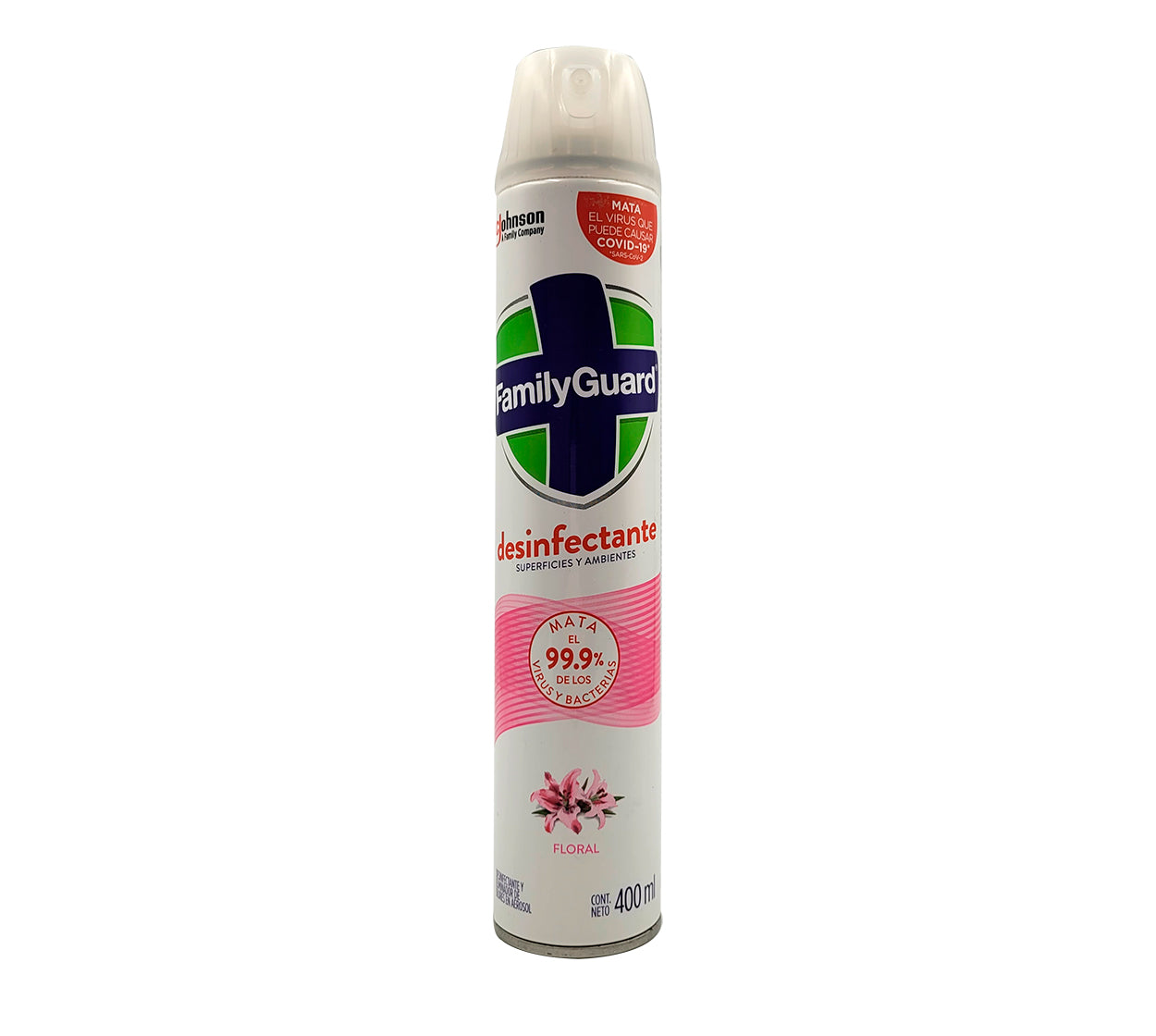 Eliminador olores desinfectante x 400 ml family guard