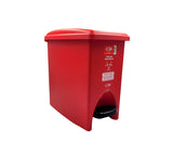 Basurera pedal 10 lt riesgo biologico 4-1002483