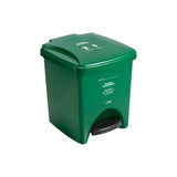 Basurera pedal 20 lt verde organico aprovechable 4-1042577