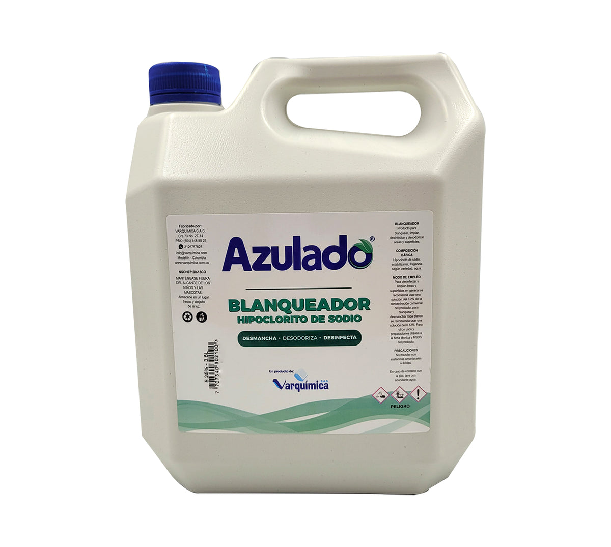 Blanqueador azulado x 3800 ml 5.25