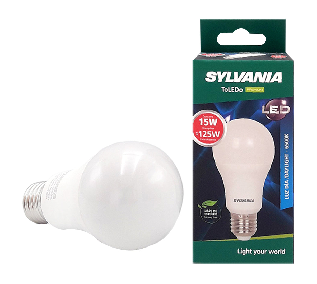 Bombillo 15w blanco silvania/phillips ahorr