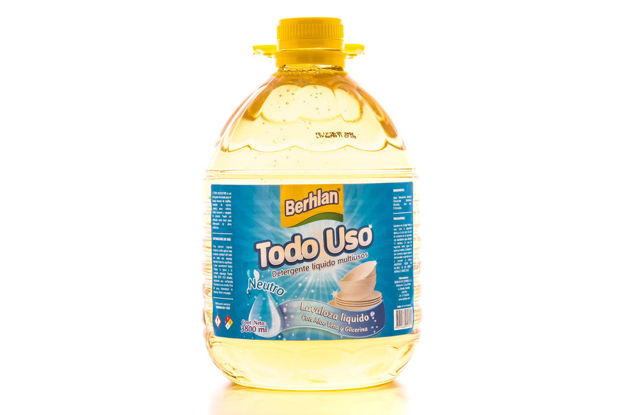 Jabon liquido todo uso lavaloza neut berhlan x 3800 ml