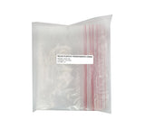 Bolsa plastica transparente cierre rojo 25x35 cm x 100 calibre 2