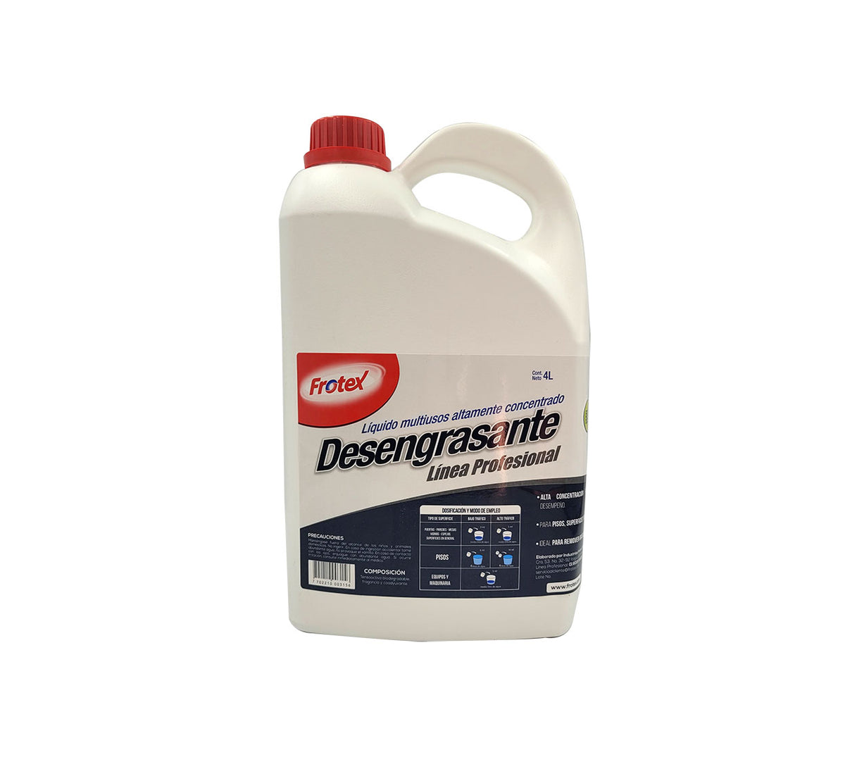 Desengrasante liquido frotex x 4000 ml