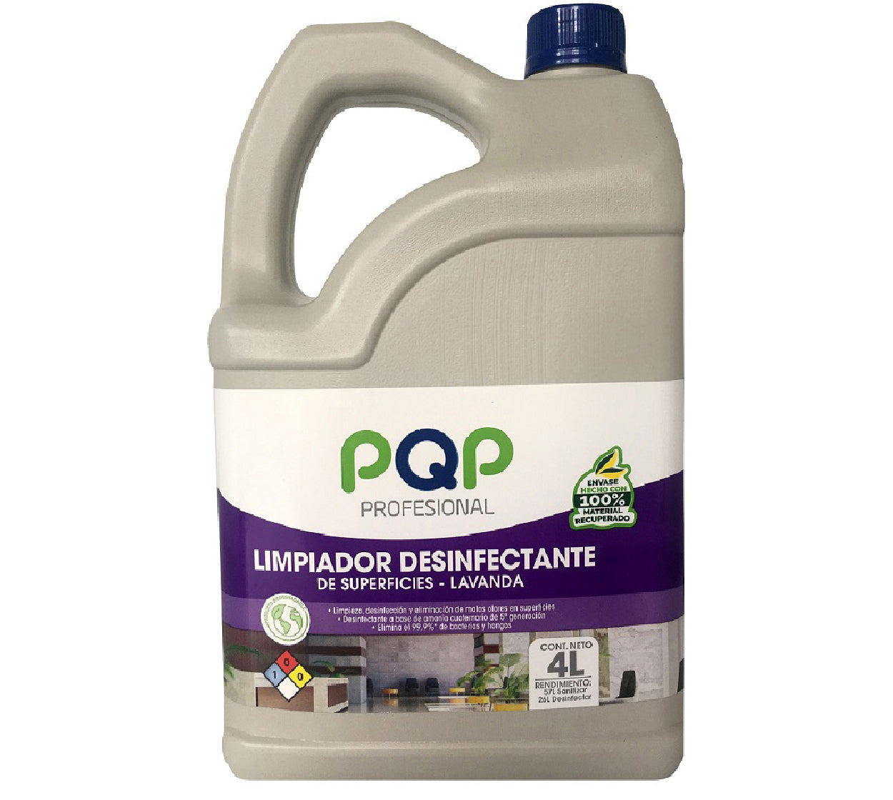 Limpiador multiusos desinfectante pqp profesional lavanda x 4000 ml