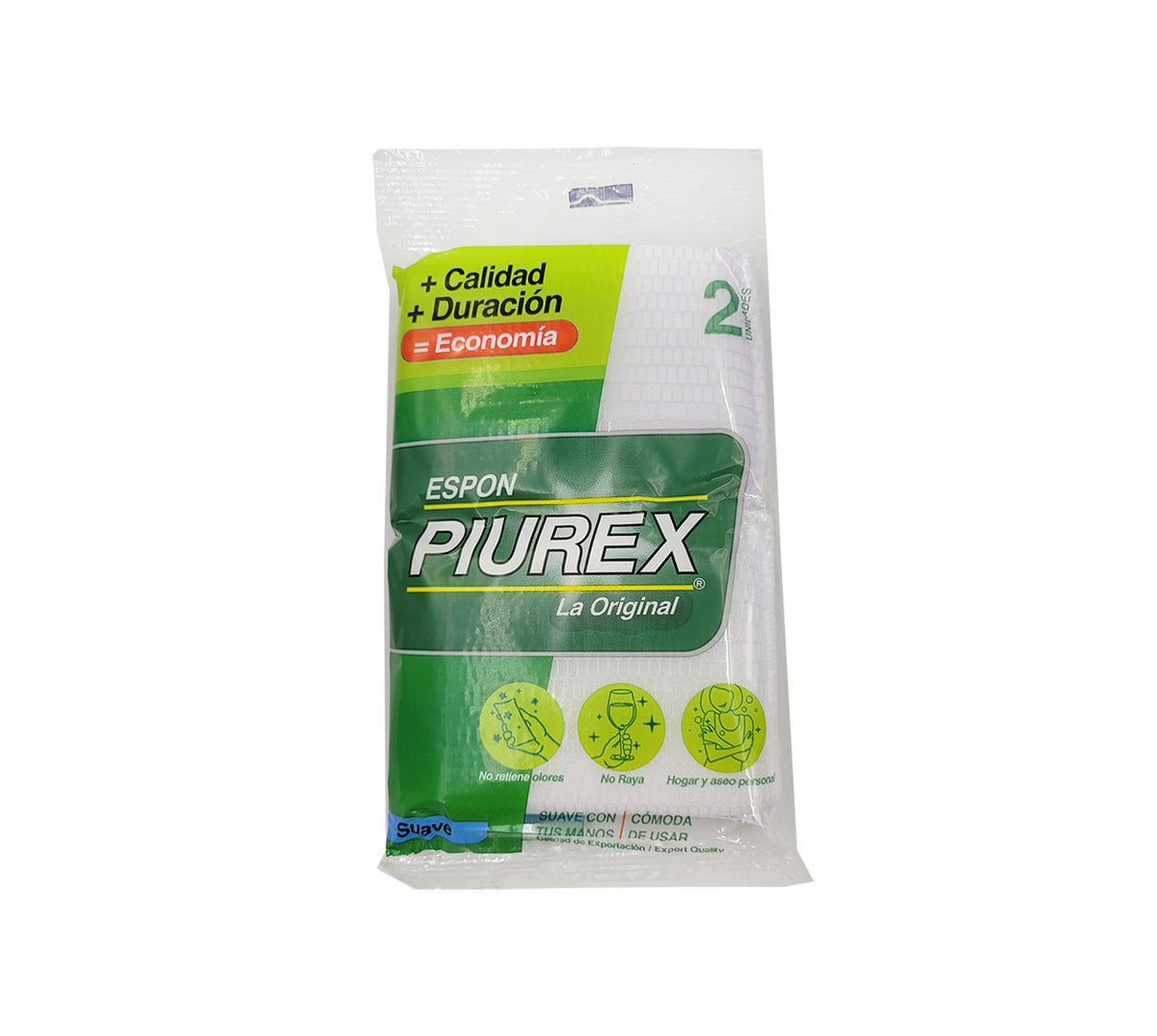 Esponja malla multiusos piurex x 2