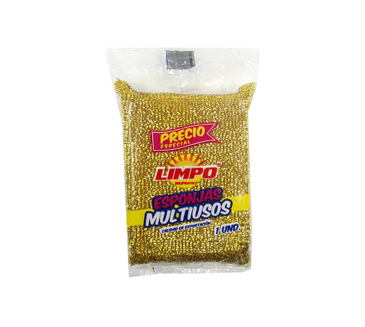 Esponja multiusos oro/plata x 1