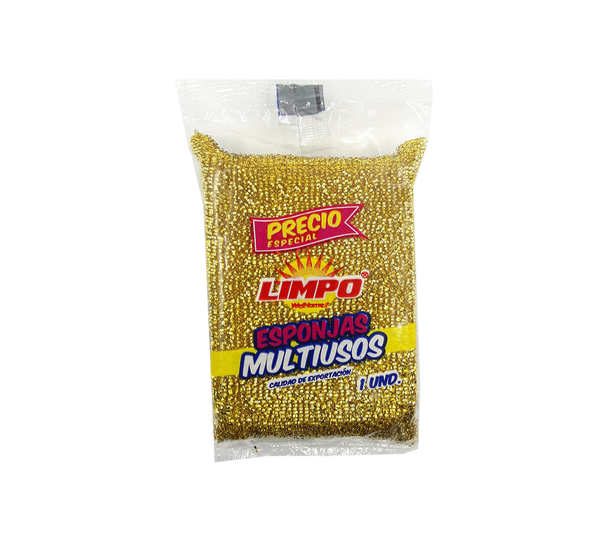 Esponja multiusos oro/plata x 1