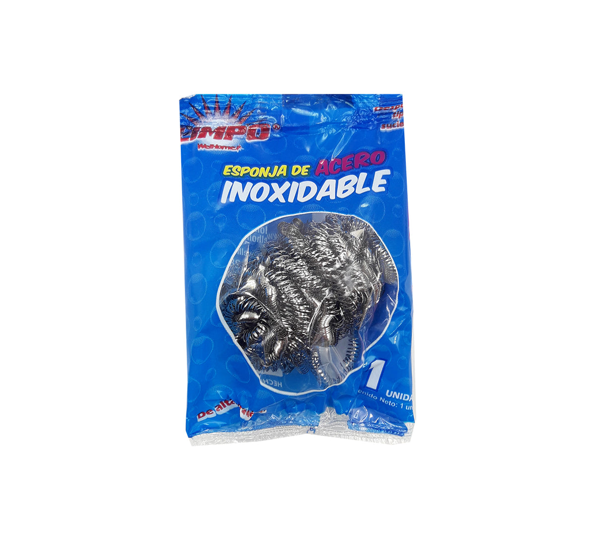 Esponjilla rulo plata limpo x 1