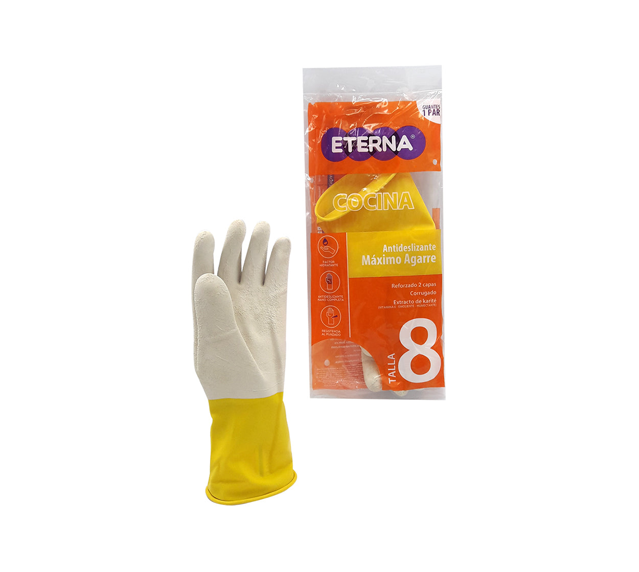 Guante antideslizante eterna talla 8