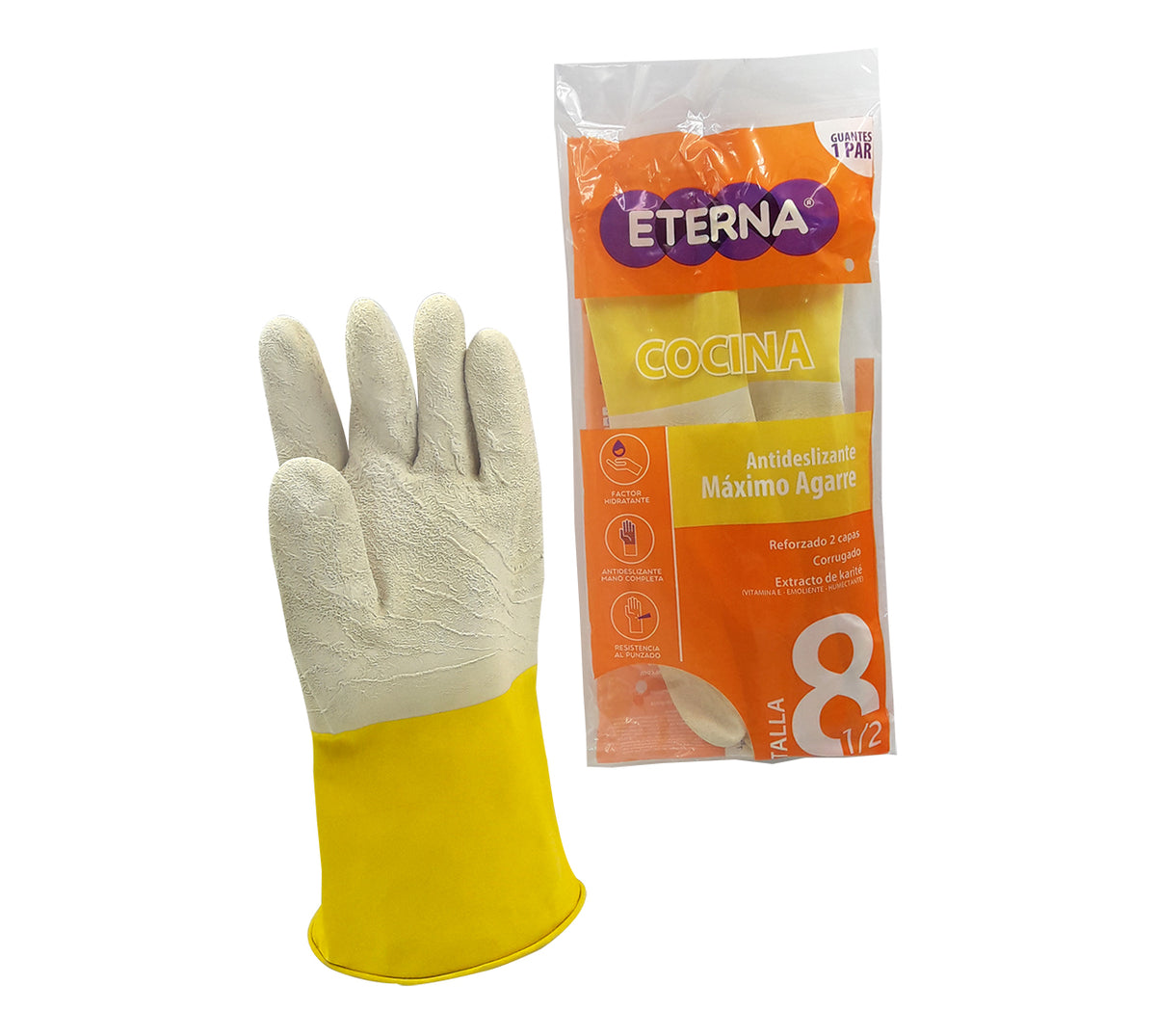 Guante antideslizante eterna talla 8 1/2