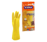Guante domestico eterna amarillo talla 8
