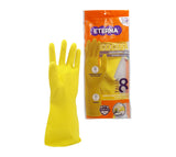 Guante domestico eterna amarillo talla 8 1/2