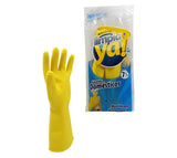 Guante domestico limpiaya amarillo talla 7 1/2