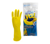 Guante domestico limpiaya amarillo talla 8