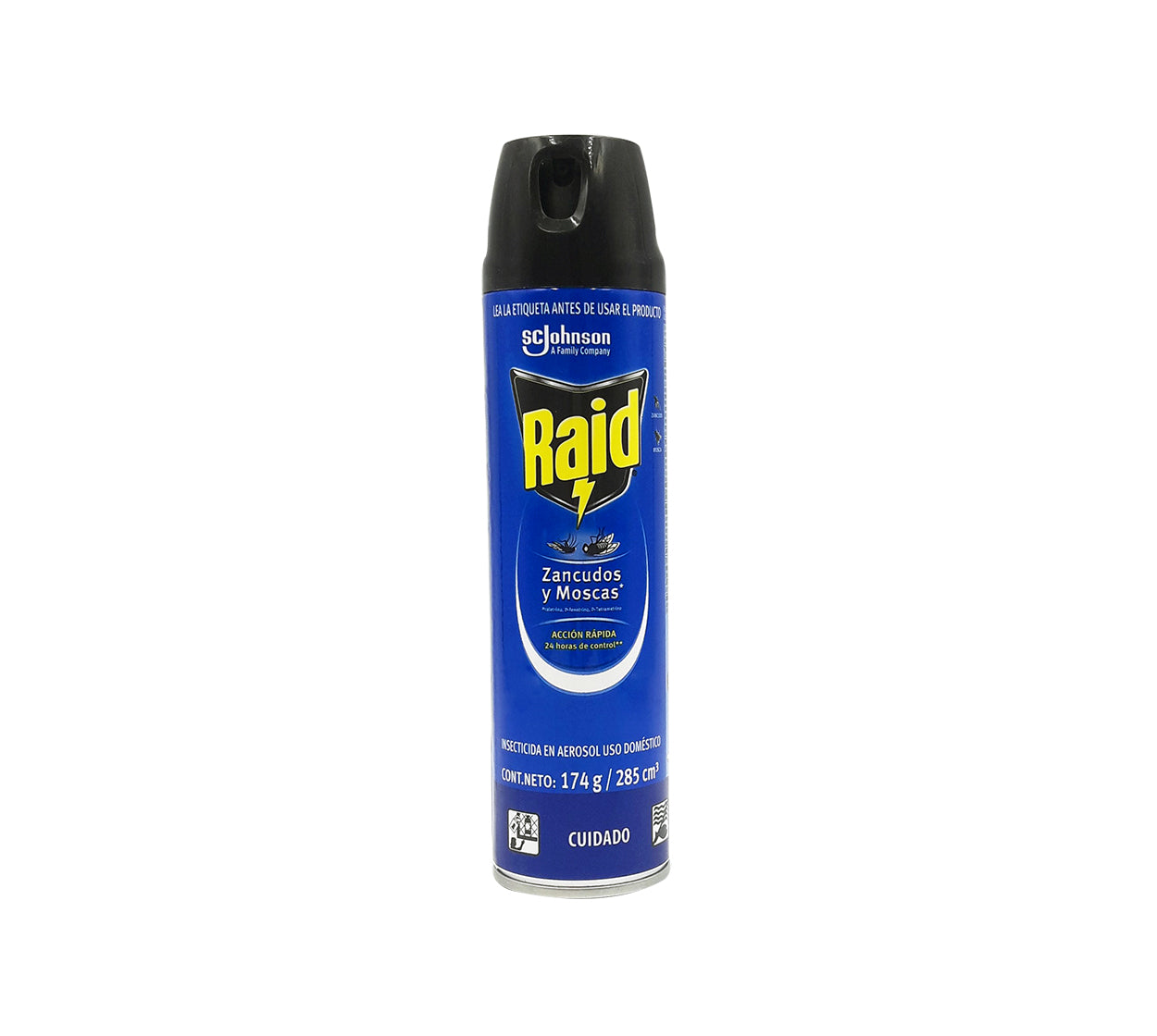 Insecticida raid mata zancudos 285 ml