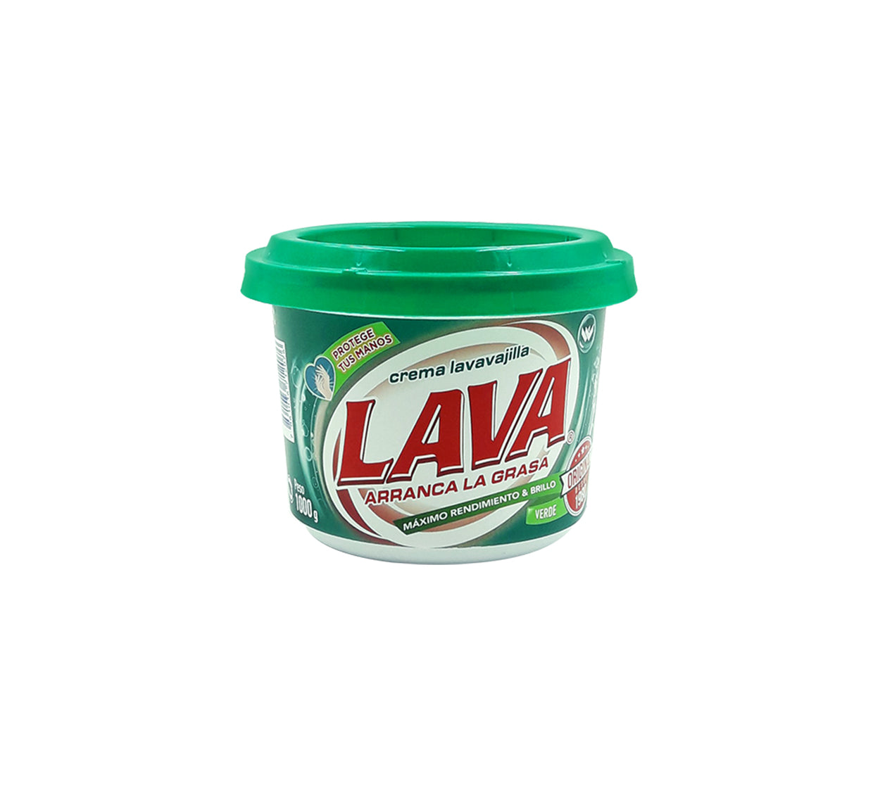 Lavaloza crema lava verde/rosado x 850 g