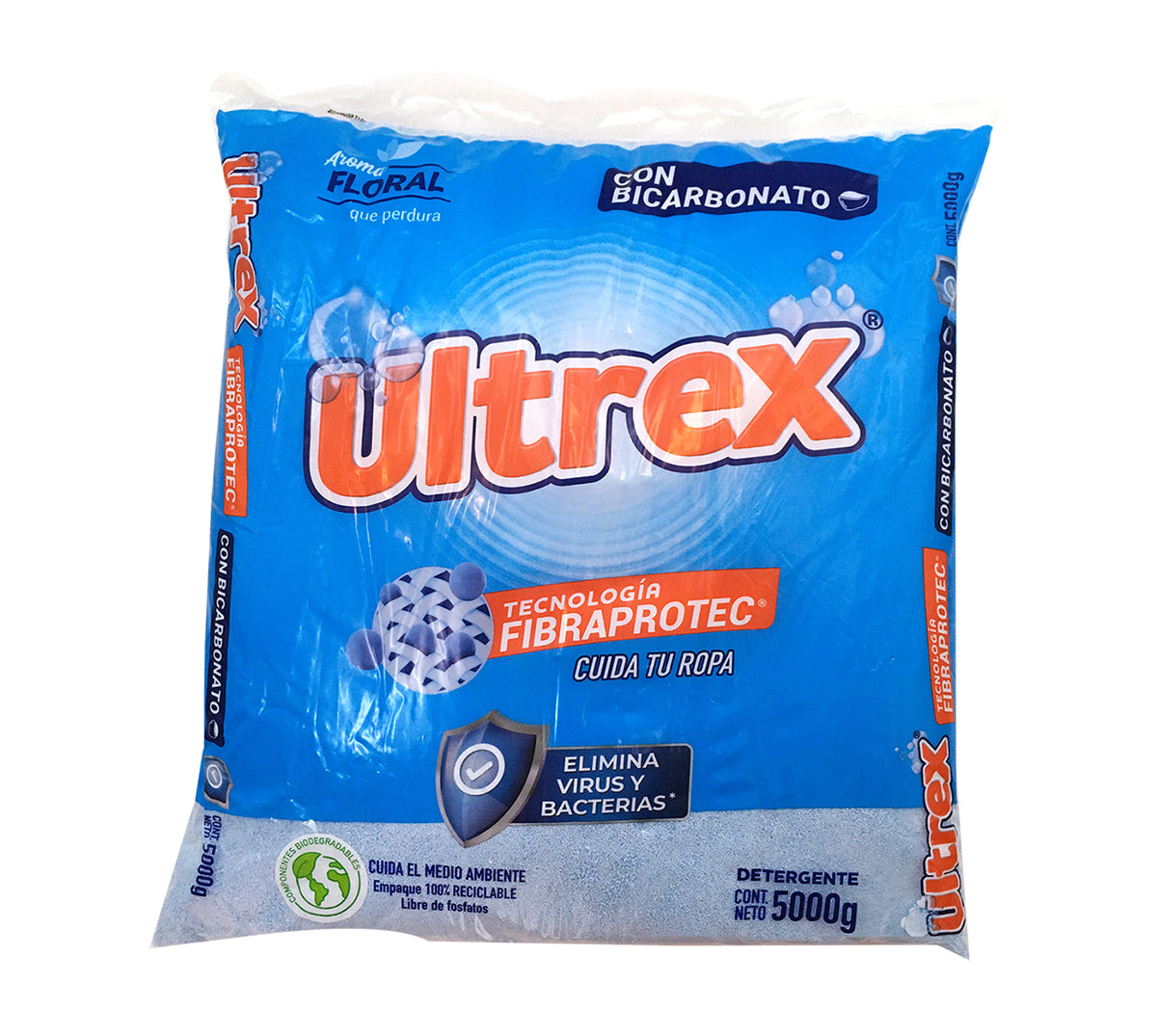 Detergente en polvo ultrex x 5000 g
