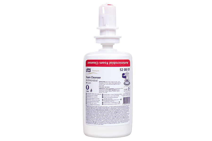 Jabon manos espuma antibact 80541 x 1000 ml familia/tork