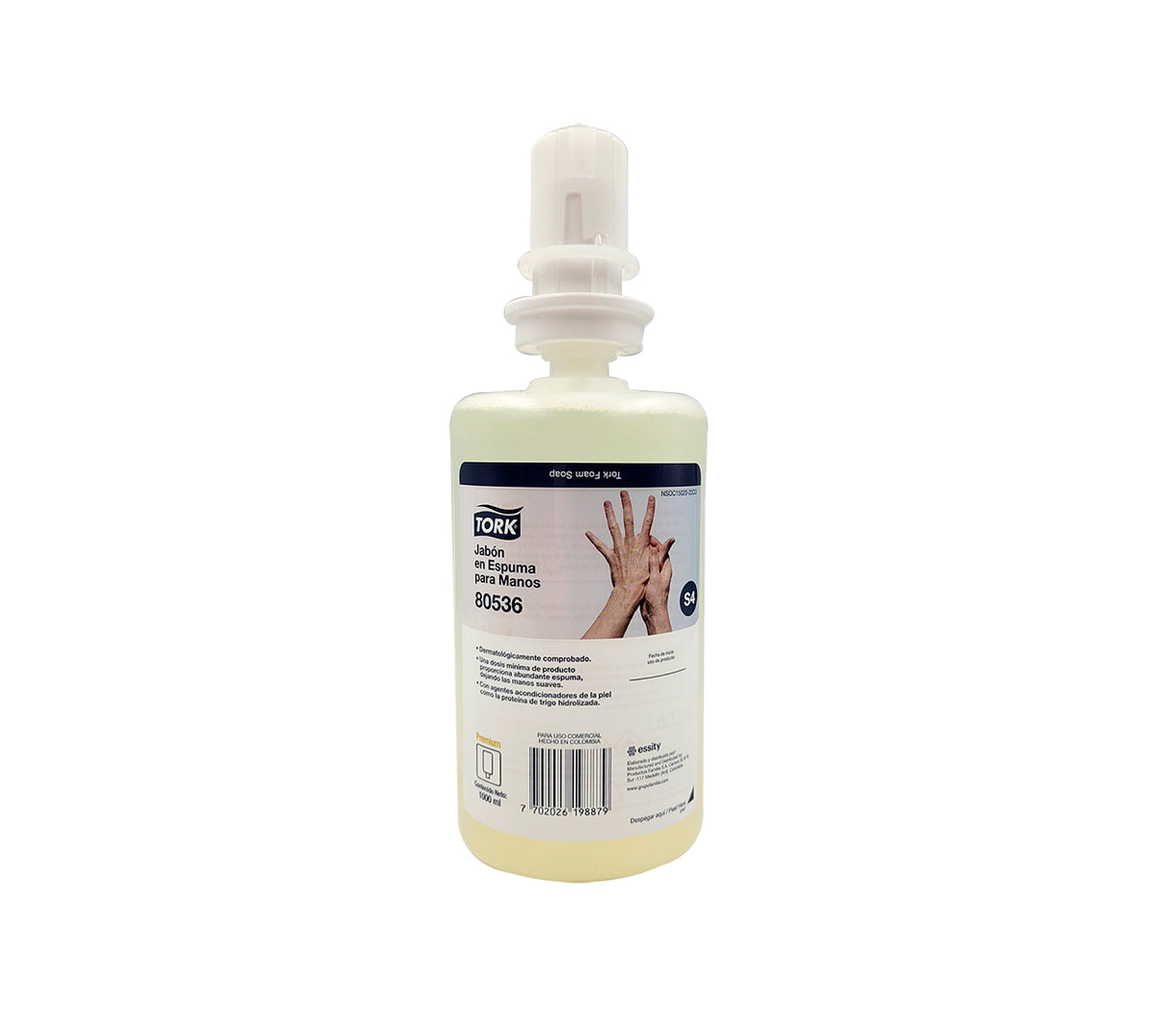 Jabon manos espuma suave 80530 x1000 ml familia/tork