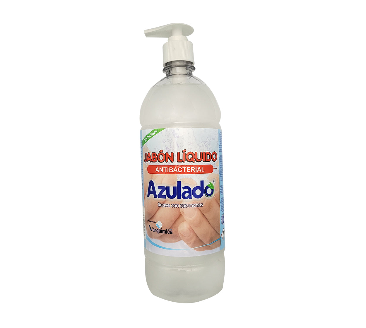 Jabon liquido manos azulado antibacterial avena con valvula x 1000 ml