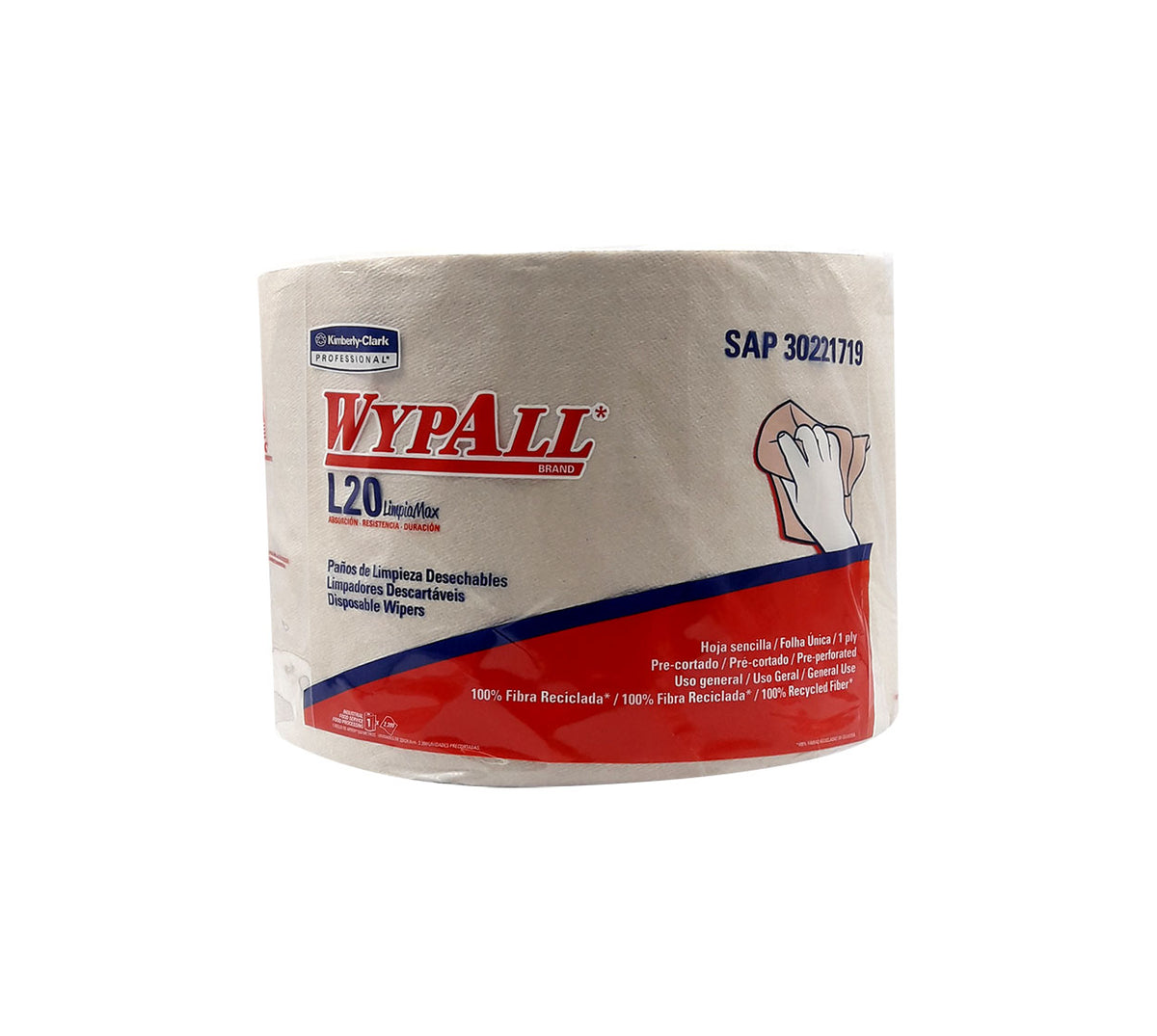 Wypall industrial ro l20 3118 x 550 mt natural 1h kimberly
