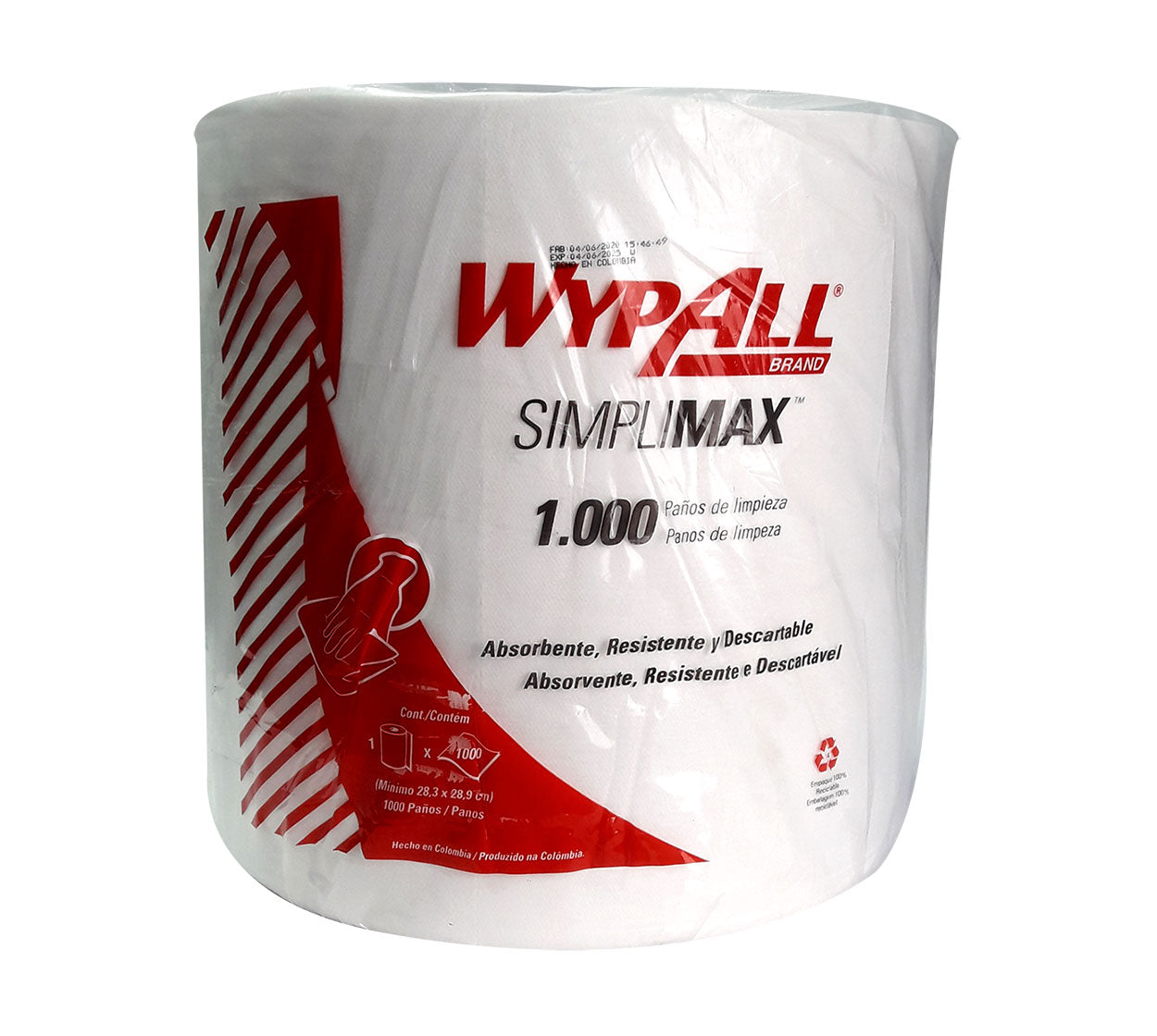 Limpion wypall x-50 3056 x 1000 hoja blanco kimberly
