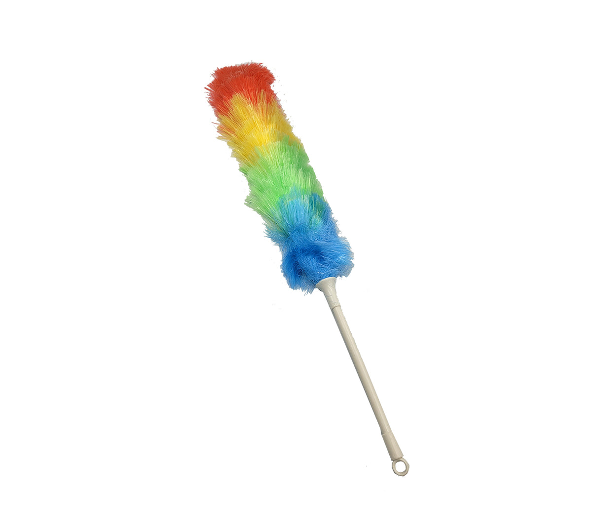 Plumero arcoiris con mango plastico