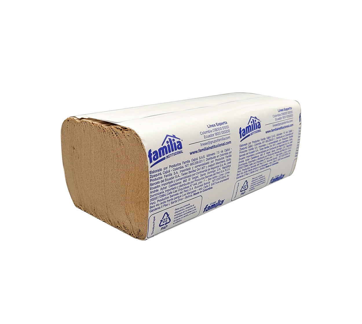 Toalla mano en z 2h 73538 x 1x150 hoja natural familia/tork