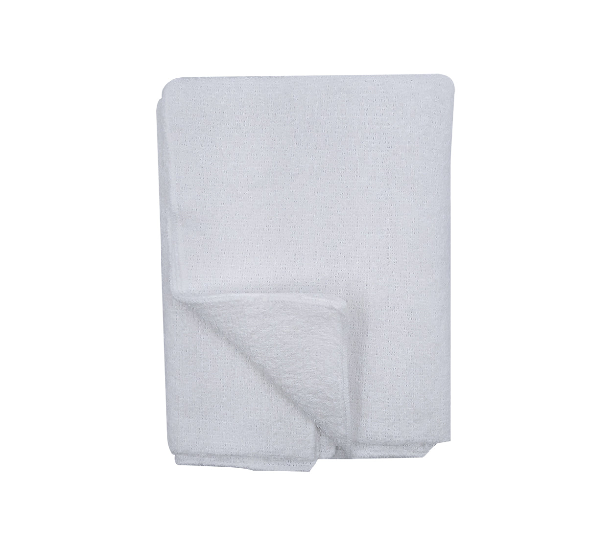 Toalla tela mano blanco 50x90