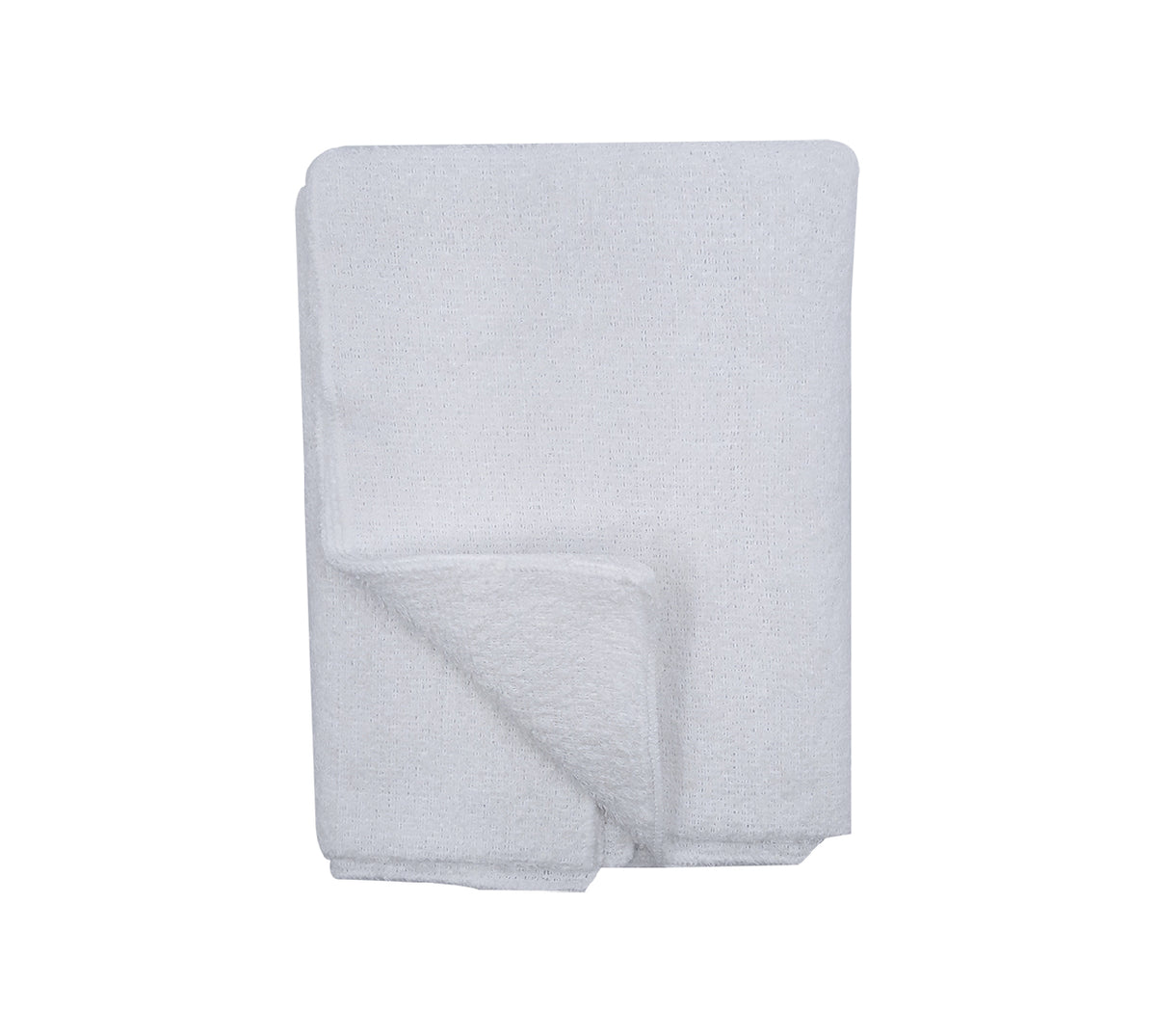 Toalla tela mano blanco 50x90
